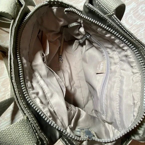 Kipling Metallic Pewter Elysia Bag - Picture 10 of 16